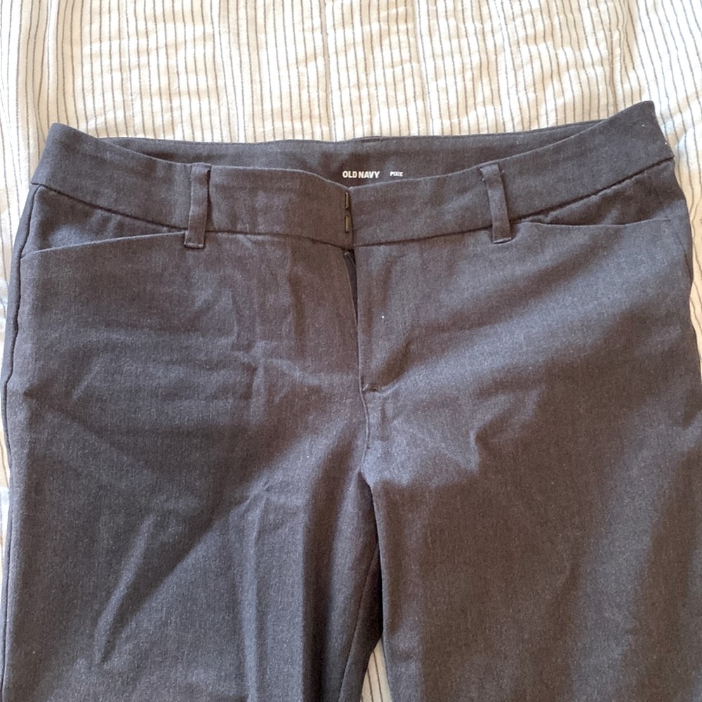 Grey Old Navy Pixie Pants